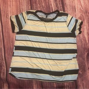 Women’s Glitzy Girls Striped Tshirt Size 2X
